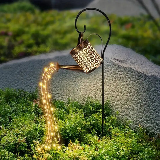 Solar Watering Can Light - Outdoor Decor