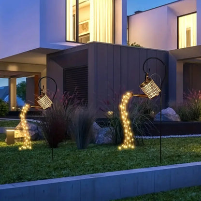 Solar Watering Can Light - Outdoor Decor