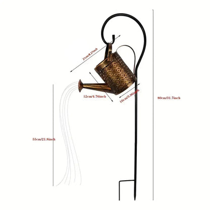 Solar Watering Can Light - Outdoor Decor