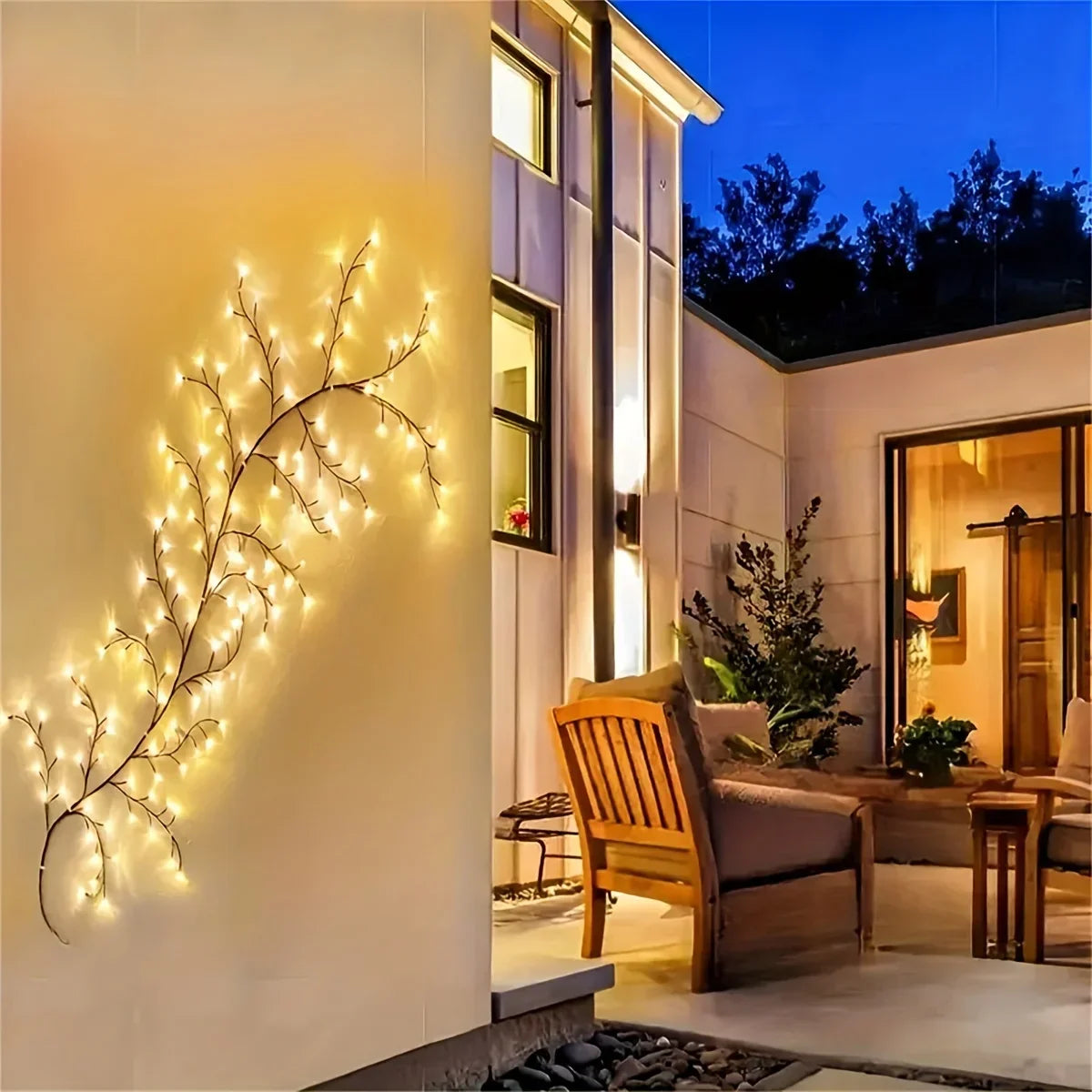 Solar Willow Vine Lights | Waterproof Outdoor Fairy Lights | Alta's Garden