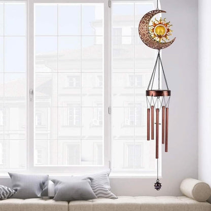 Solar LED Wind Chimes – Decorative Hanging Garden Light for Patio, Porch & Outdoor Décor