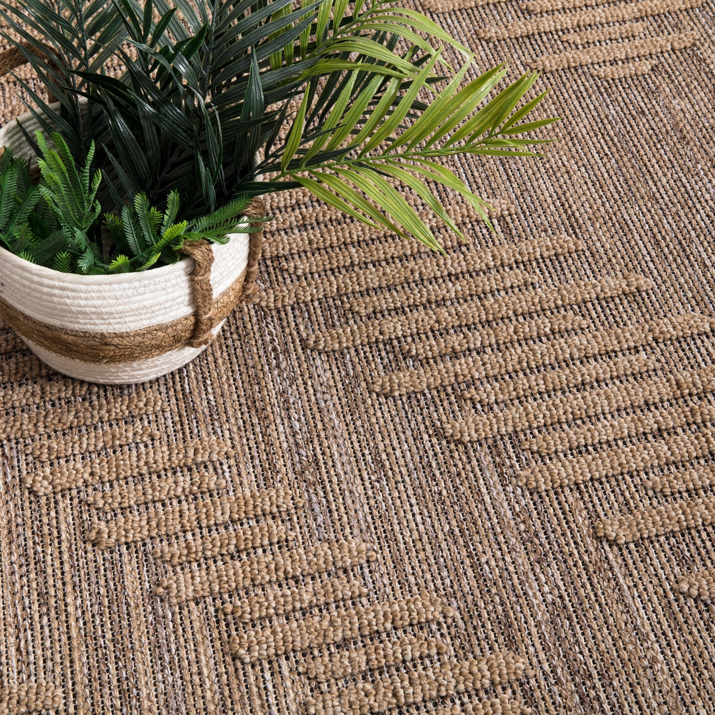 In & Outdoor Rug Cologne with Bohemian Diamond Pattern