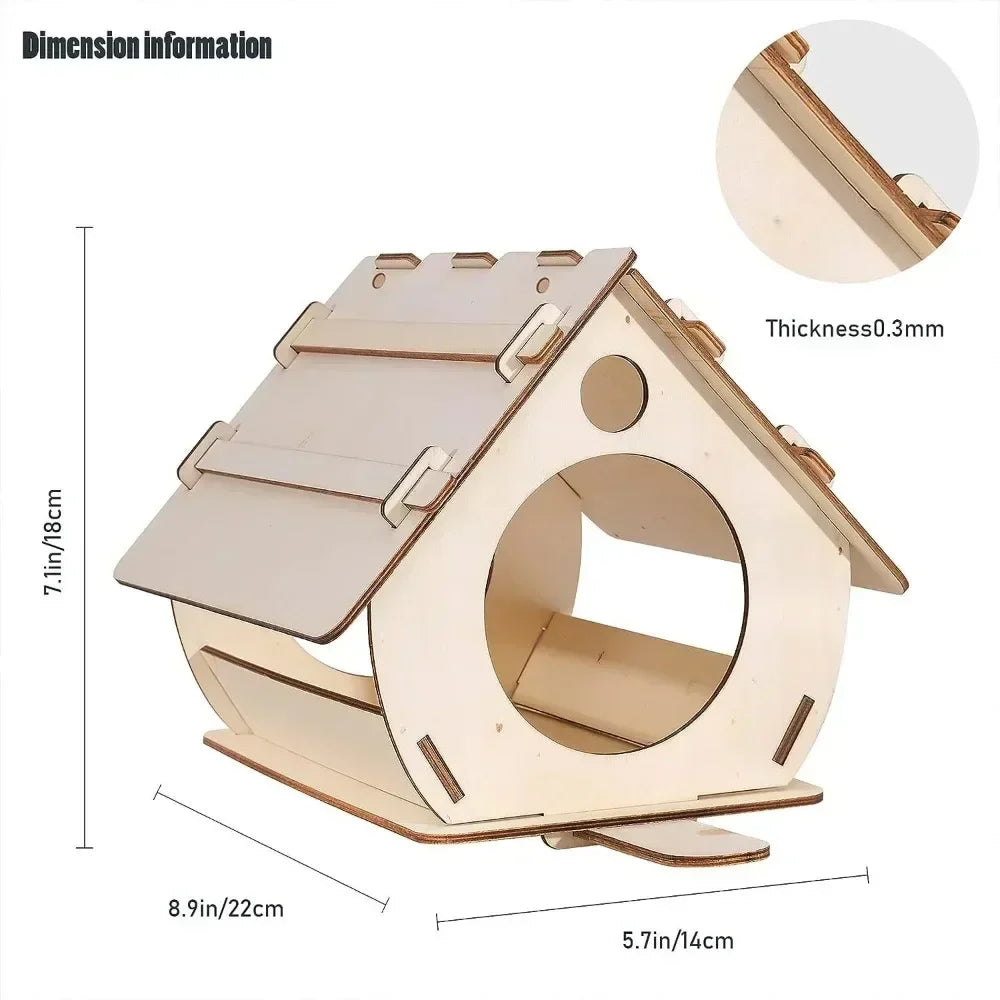 Wooden Bird Feeders - DIY Outdoor Aviary