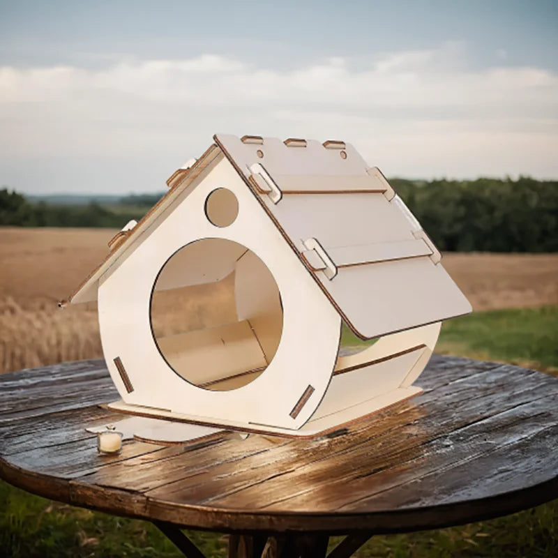 Wooden Bird Feeders - DIY Outdoor Aviary